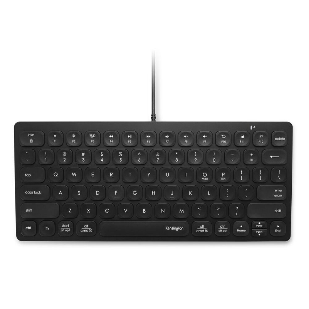 kensington simplesolutions wired keyboard, front view