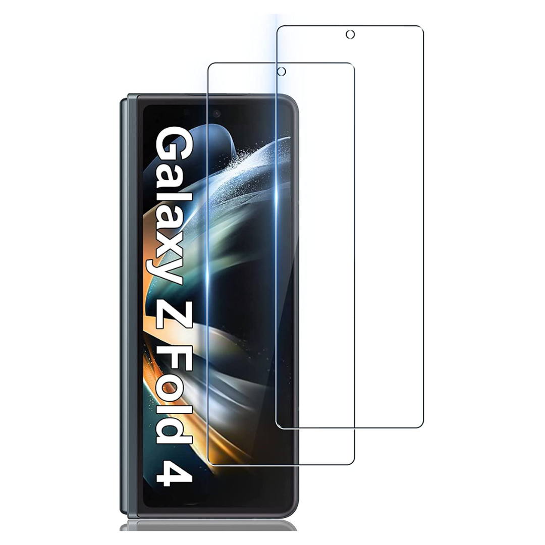 LYWHL Galaxy Z Fold 4 screen protector, layered front view