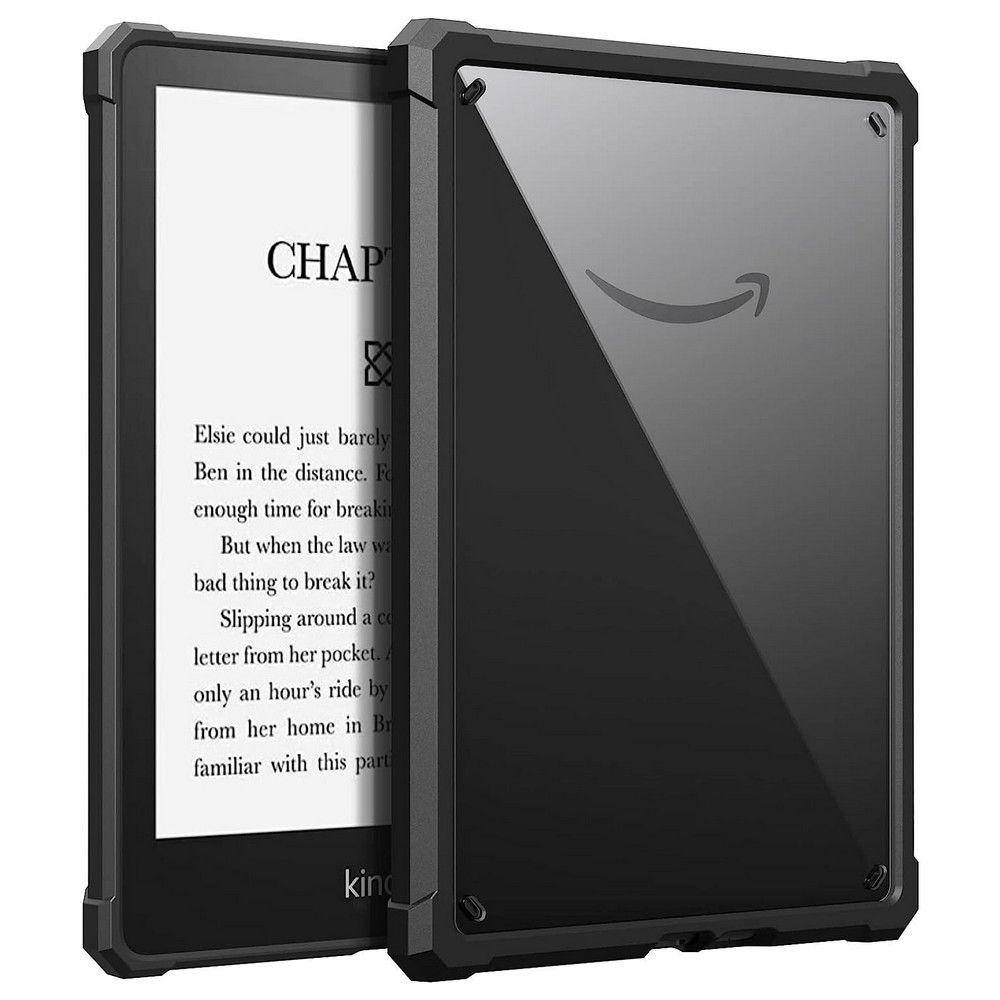 MoKo Clear Case For Kindle Paperwhite, front and back views