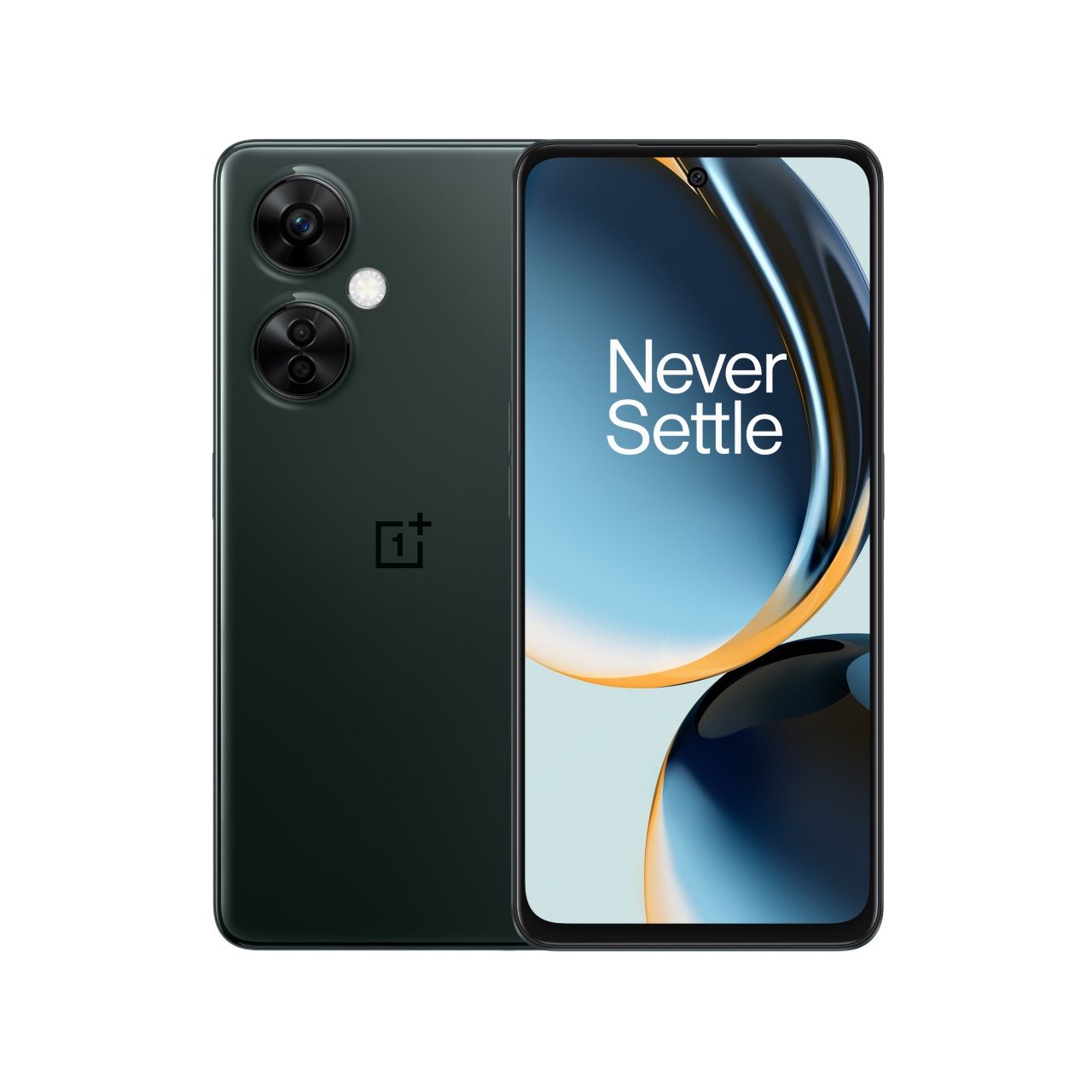Render of the back and front of the OnePlus Nord N30