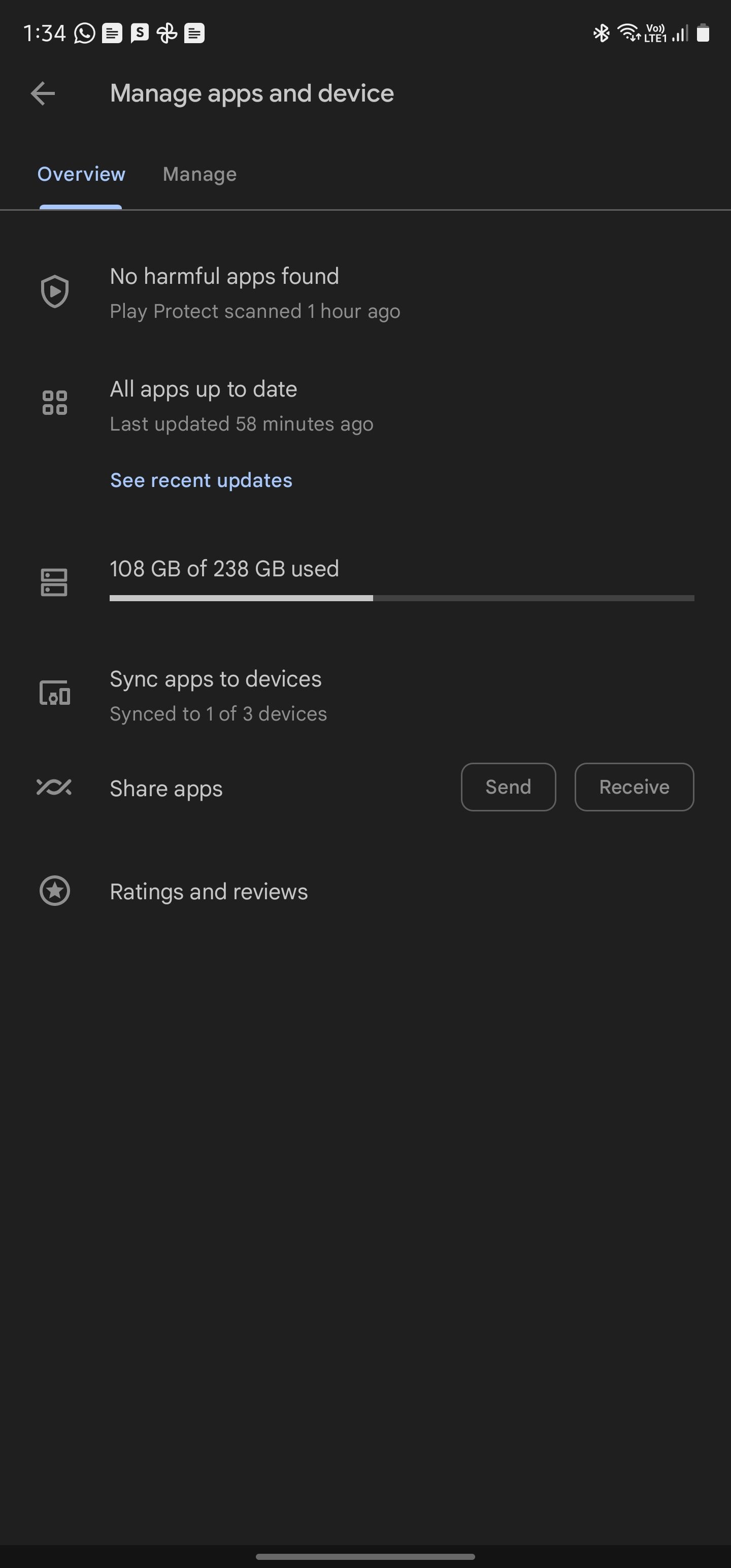 The Google Play Store is starting to feel blue