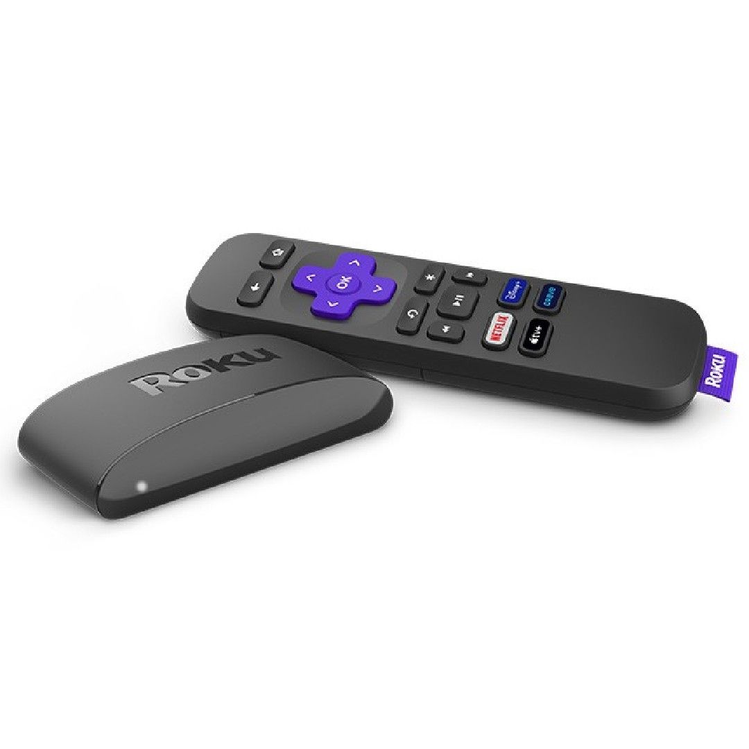 The Roku Express on a white background