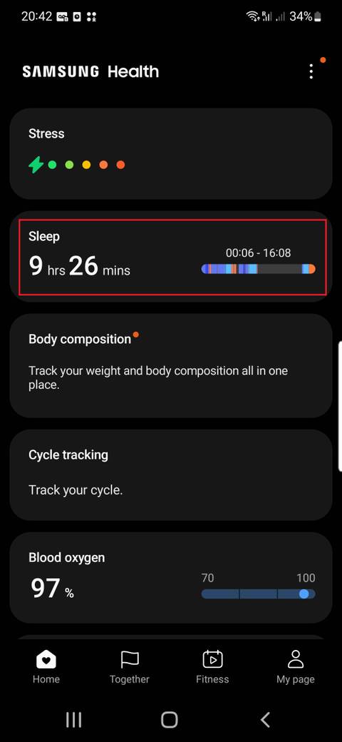 Sleep Patterns Samsung Health Sleep Tracker Samsung Health App