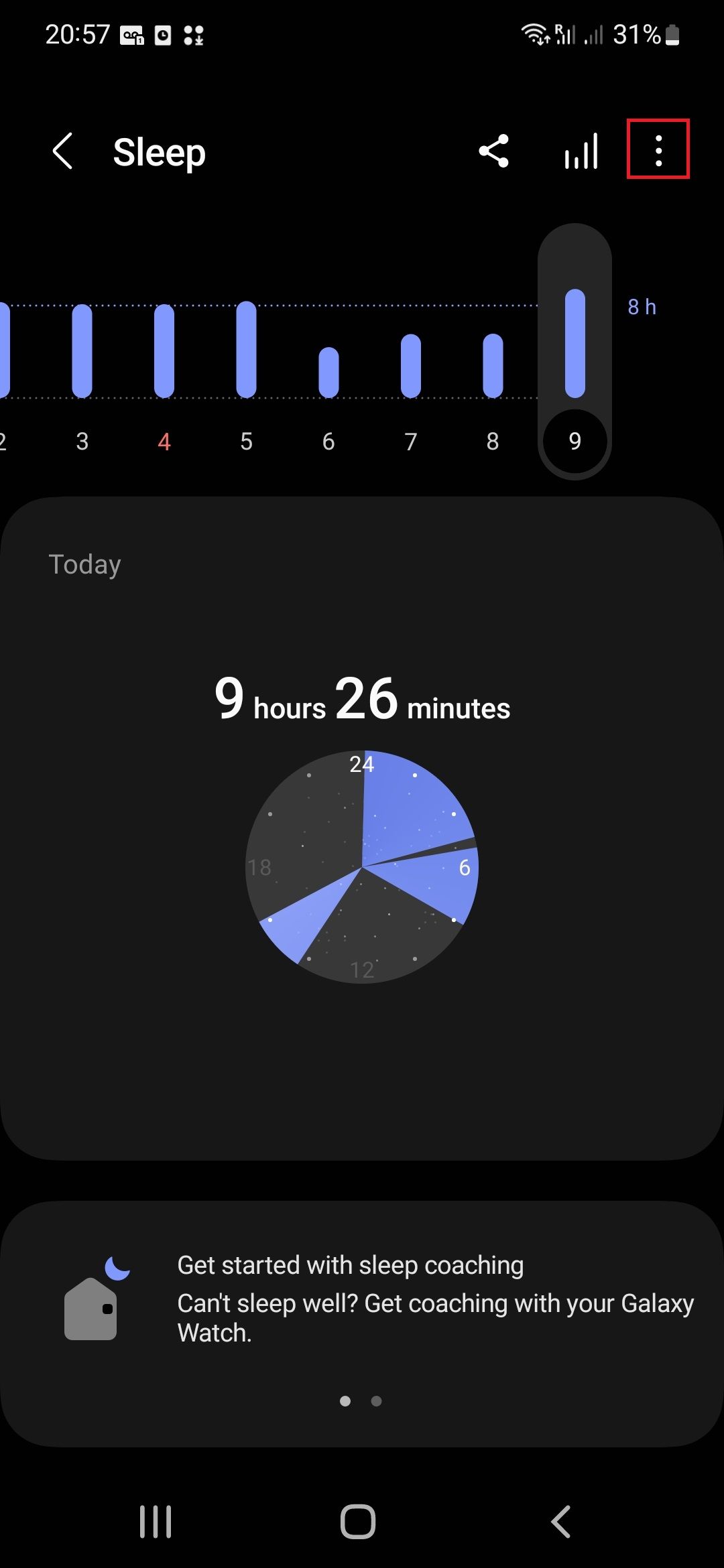 Sleep apps best sale for galaxy watch