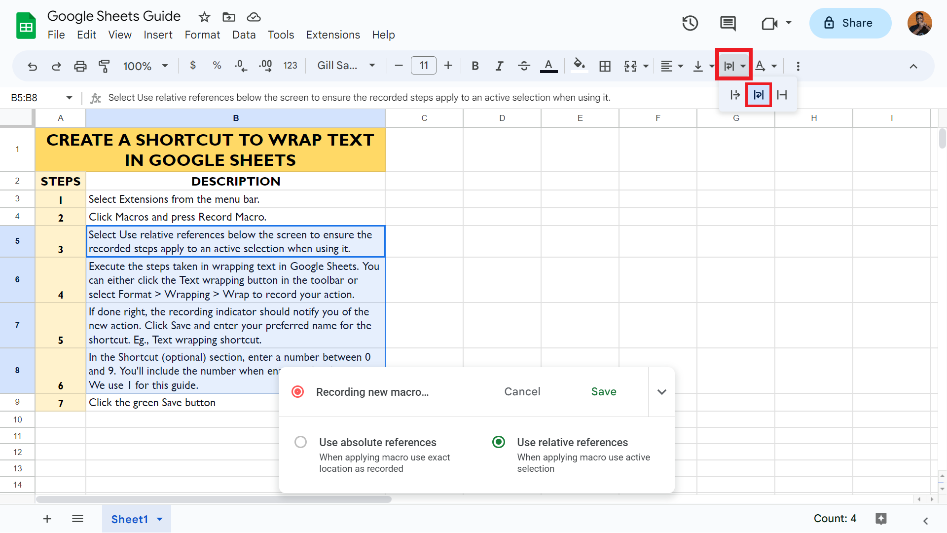 google-sheets-how-to-wrap-text-in-cells