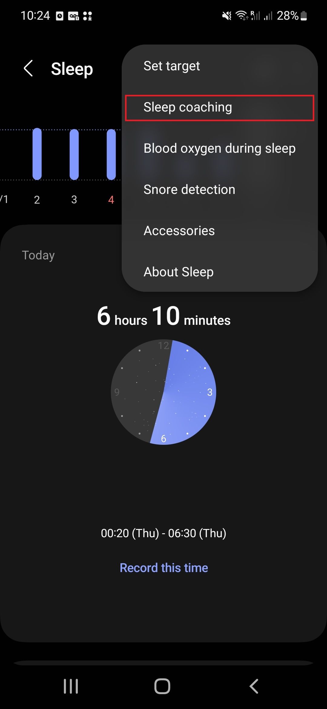 Samsung Galaxy Watch 5 Track Sleep