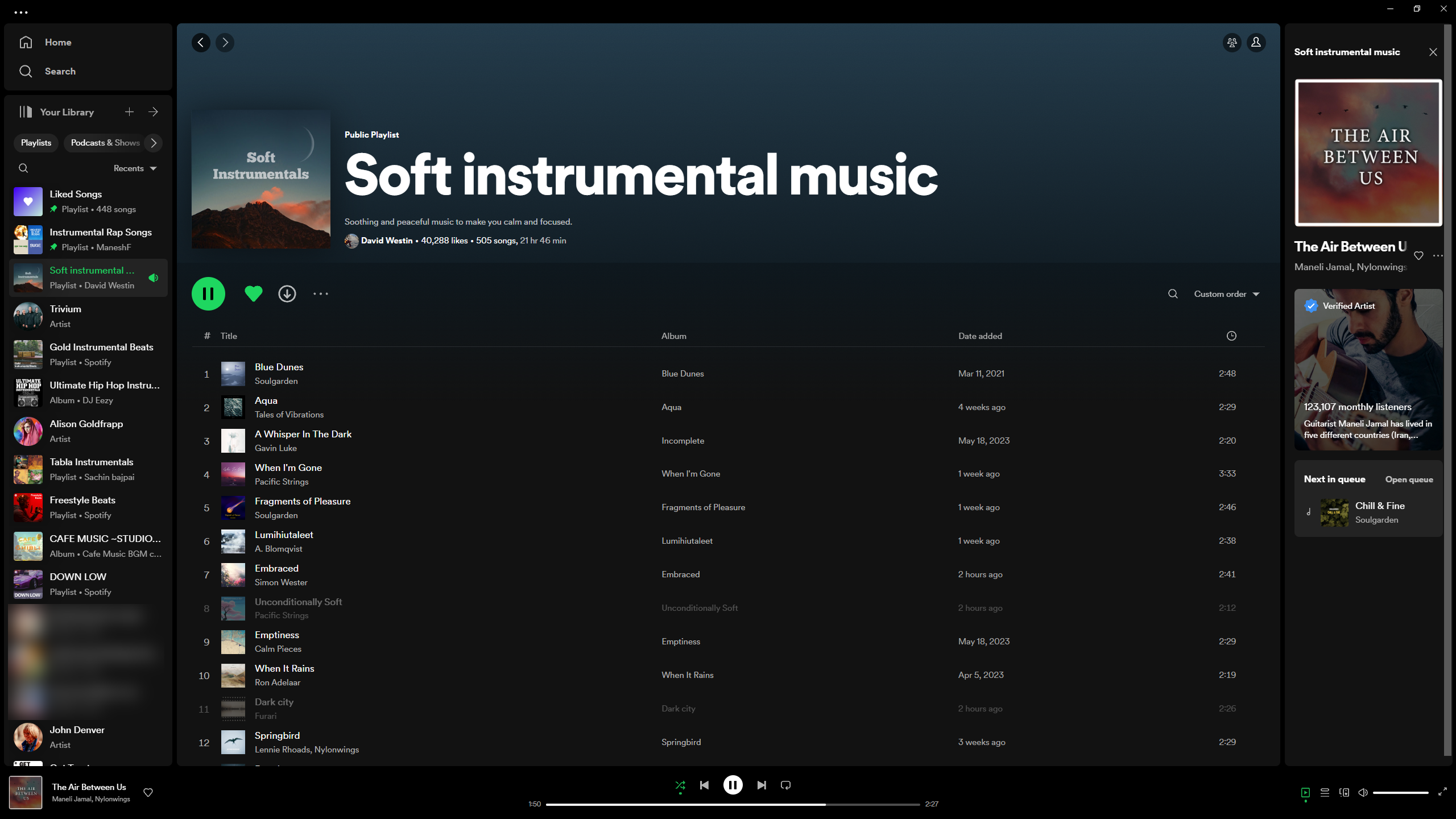 Spotify Gets A Redesigned Library And Now Playing Interface On Desktop