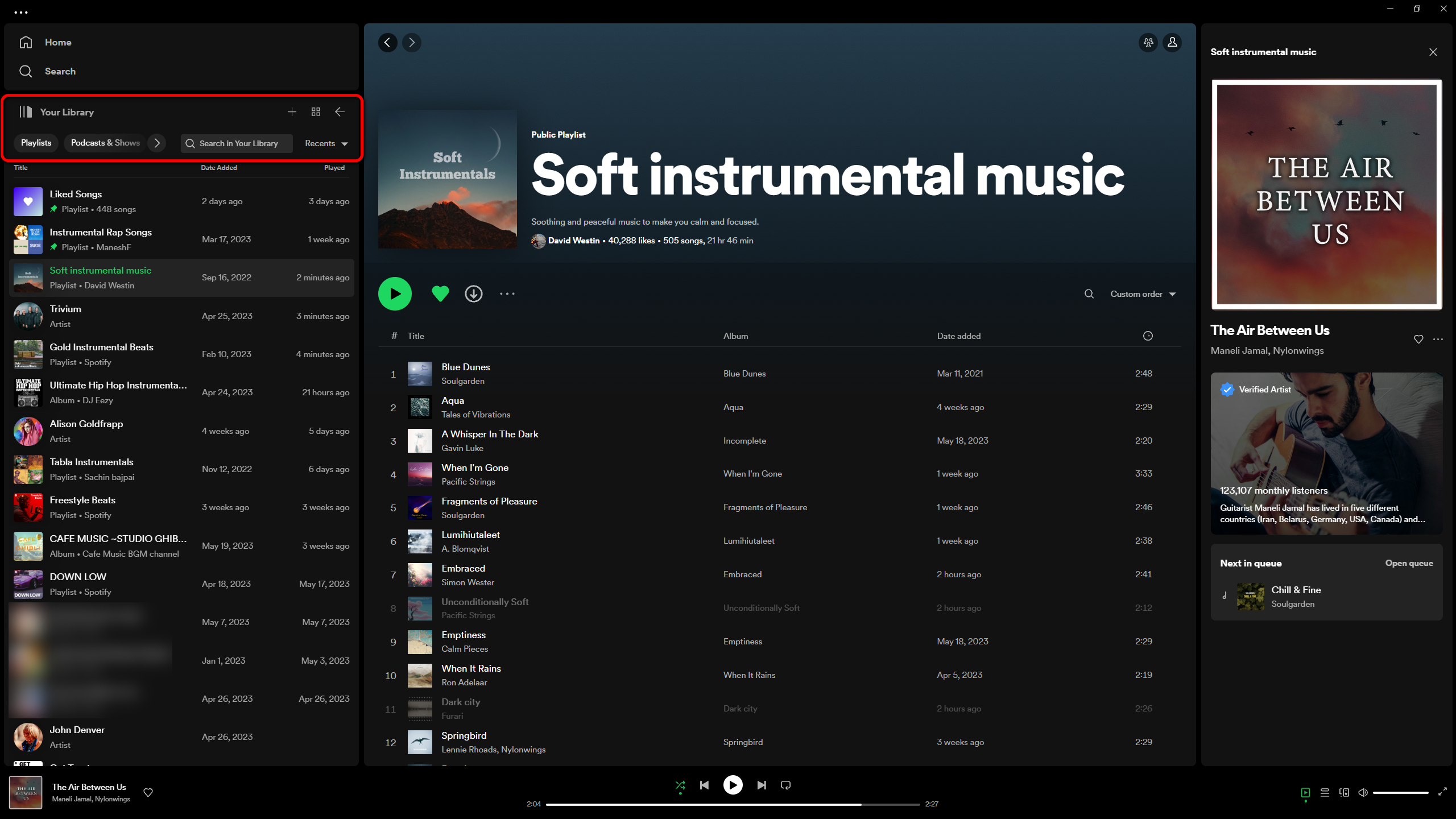 Spotify Gets A Redesigned Library And Now Playing Interface On Desktop