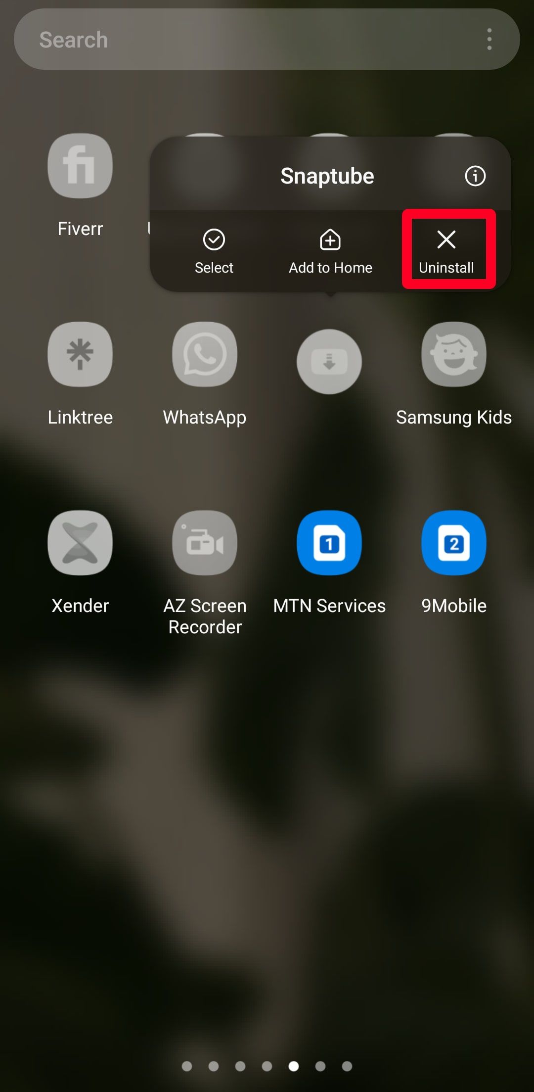 Uninstalling third party apps in Android Safe mode