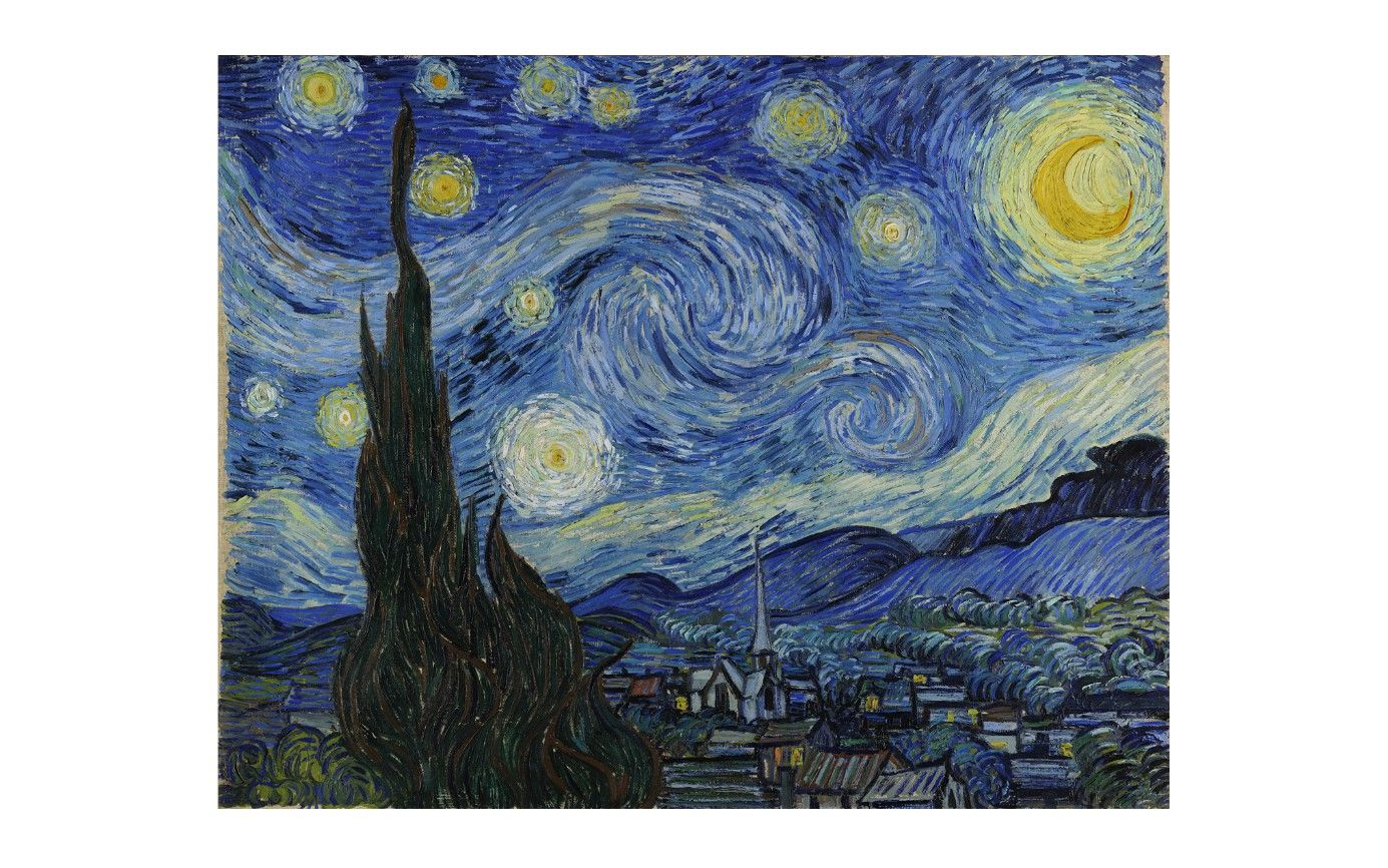 Van Gogh's famous painting, The Starry Night