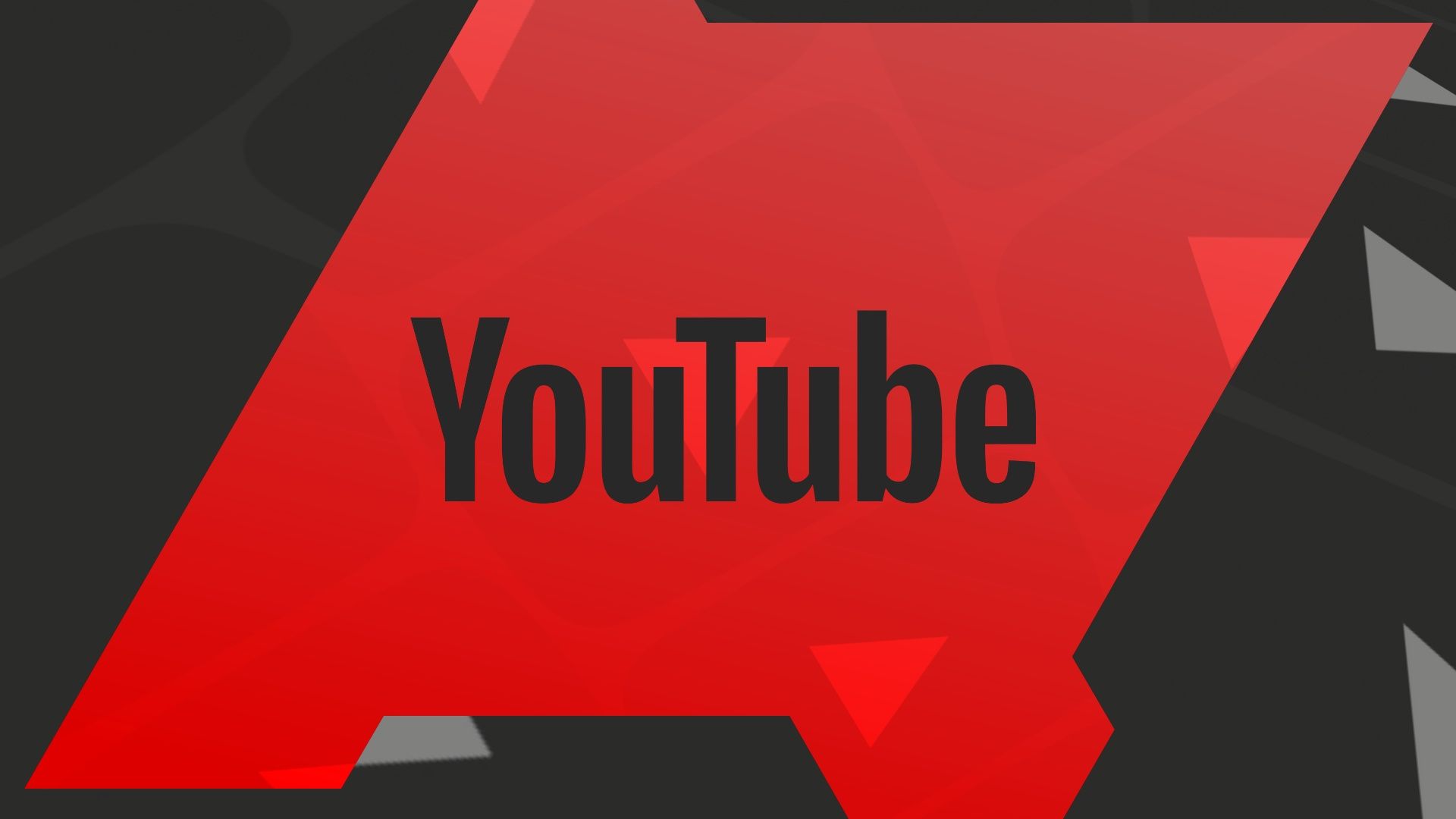 The YouTube logo inside a red Android Police logo