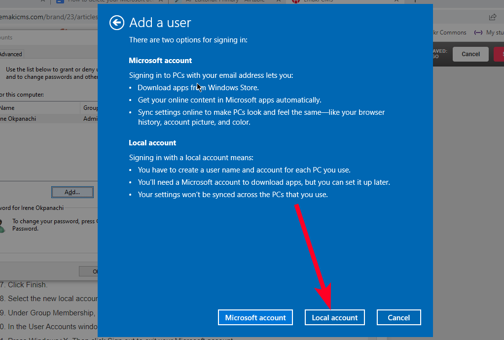 How to close your Microsoft account