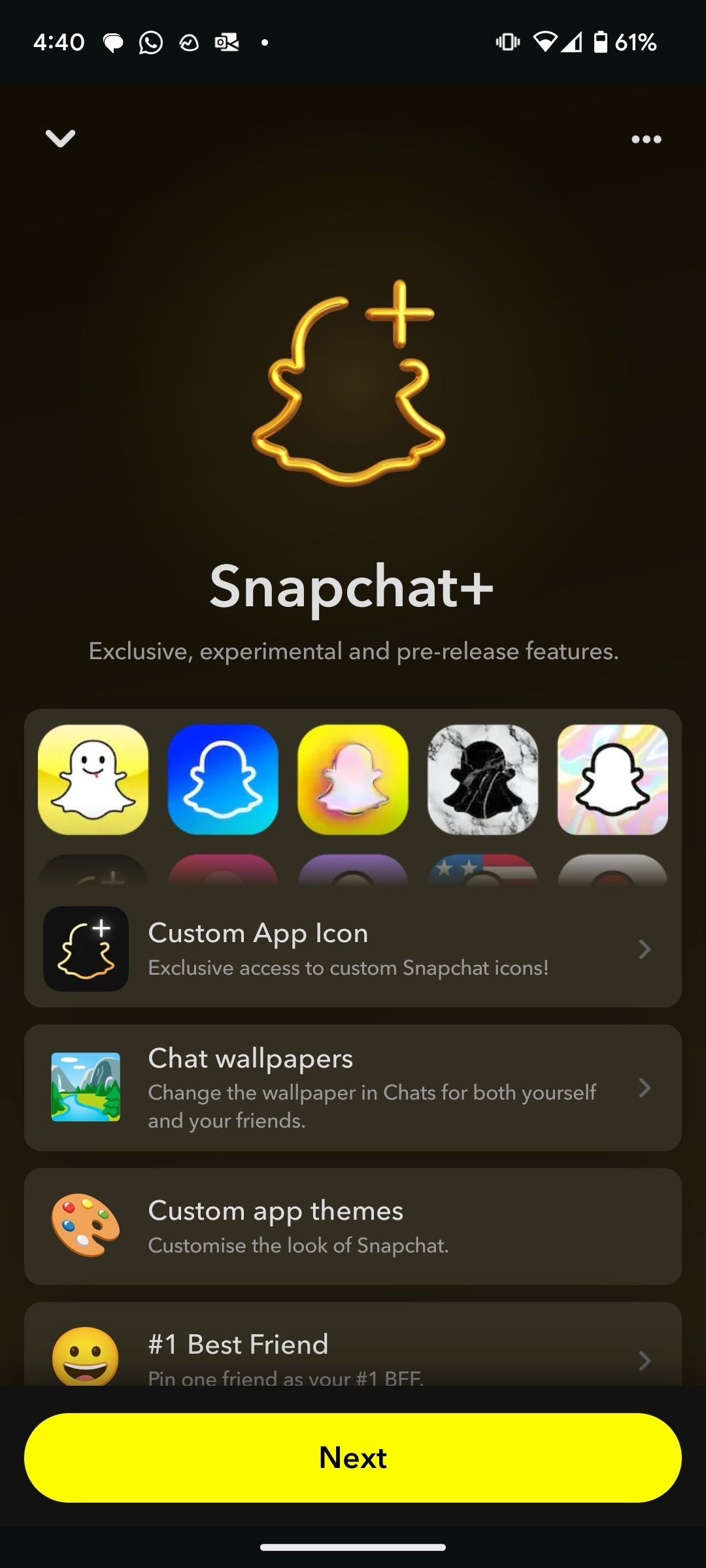 How to enable dark mode in Snapchat