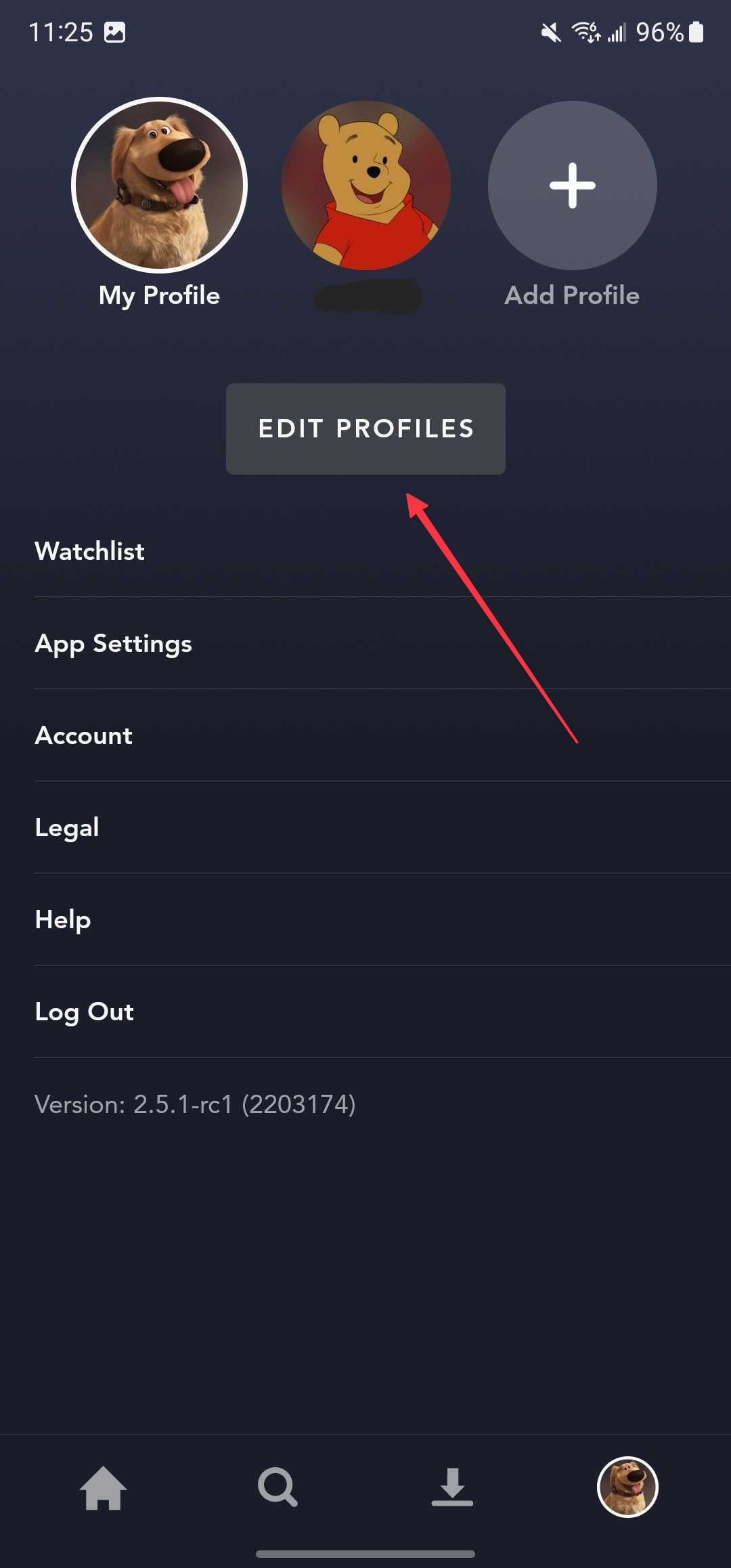 How to delete a Disney+ profile