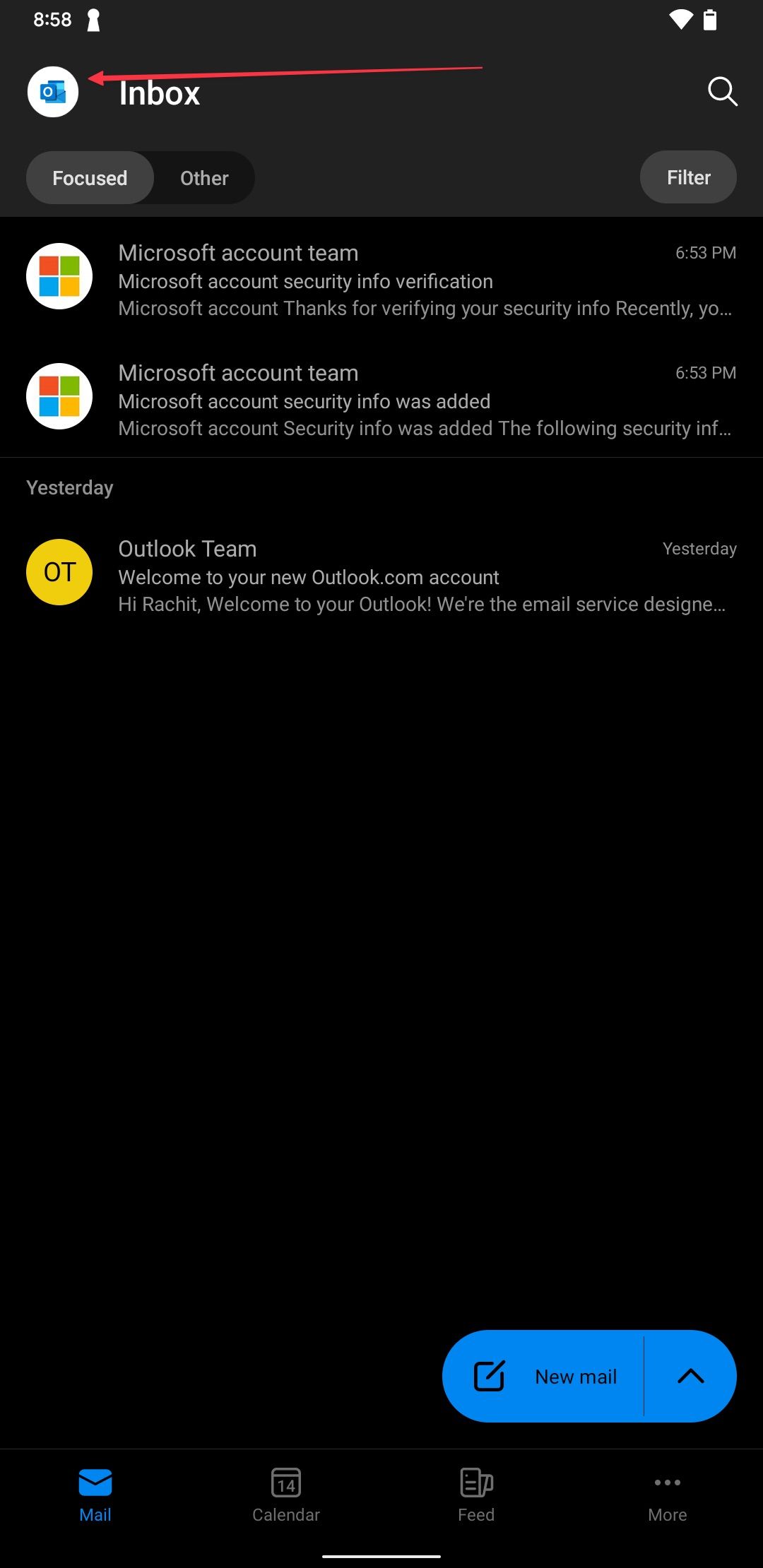 out of office text message android samsung