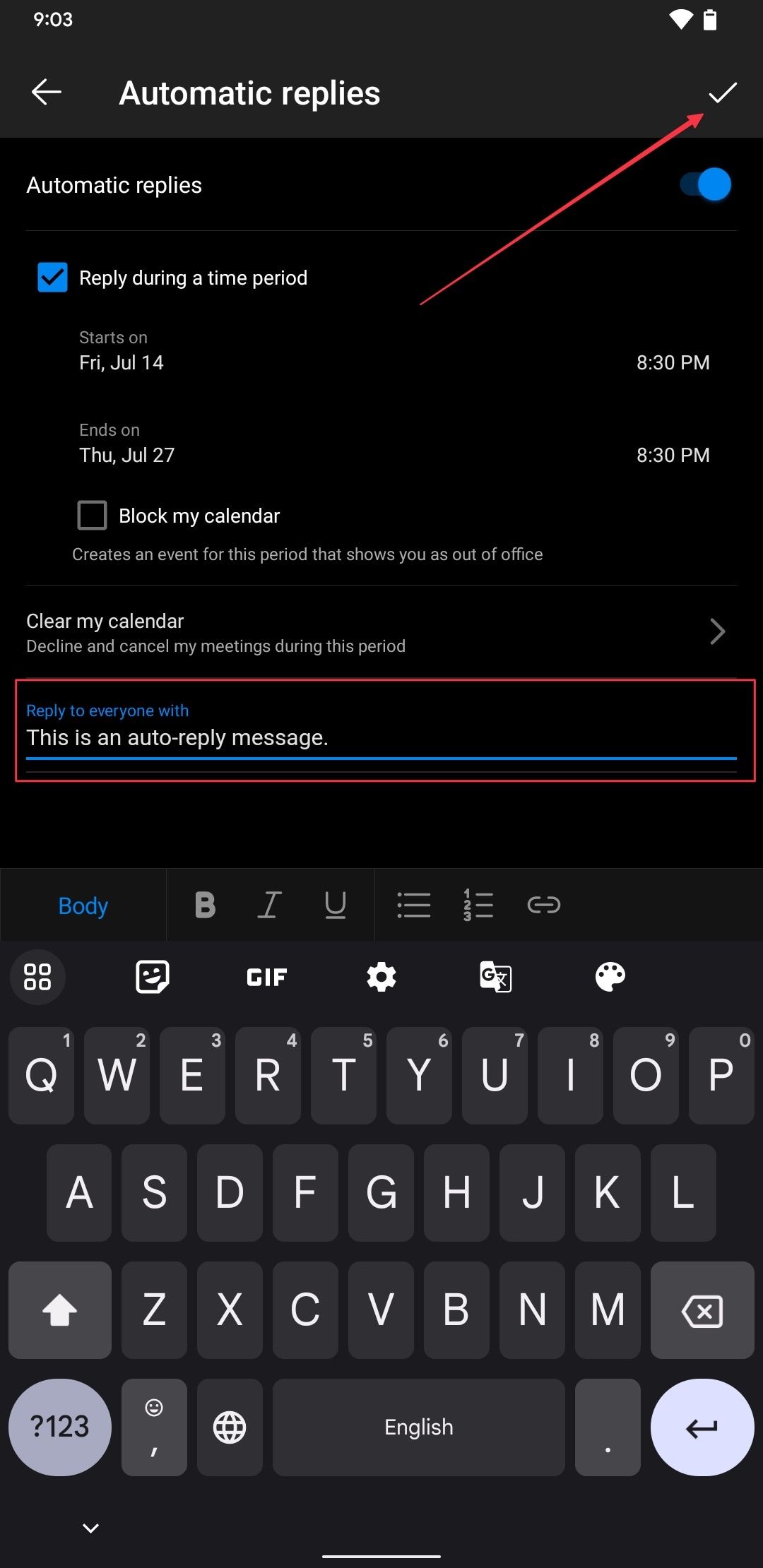 How To Set An Out Of Office Message In Outlook