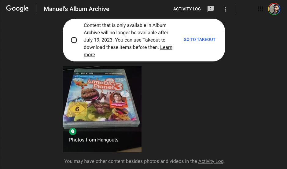 Google kills Album Archive today the last remnants of Hangouts