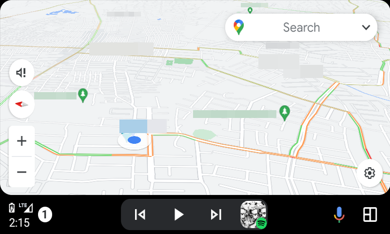 Google Maps rolls out redesigned sidebar on Android Auto