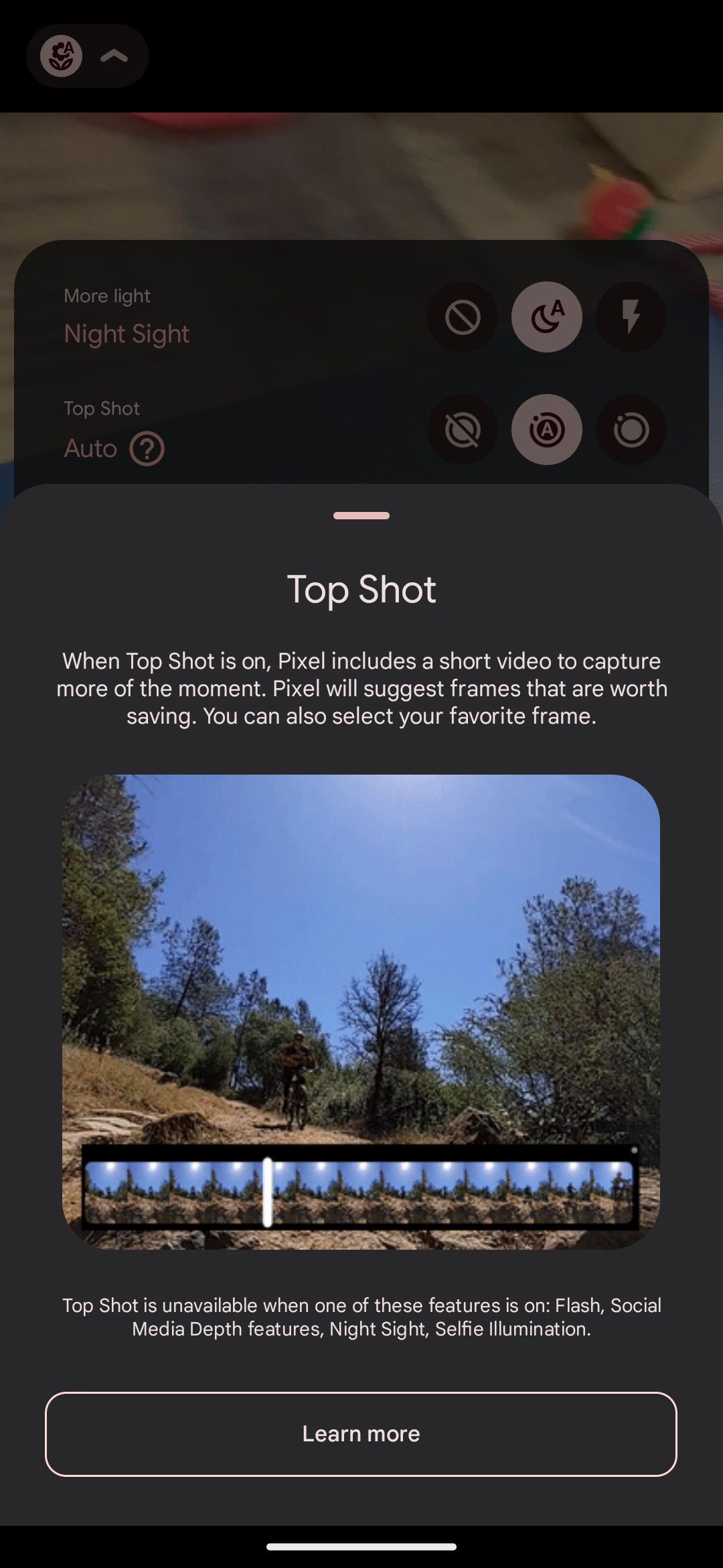 Google Pixel Top Shot explanation 