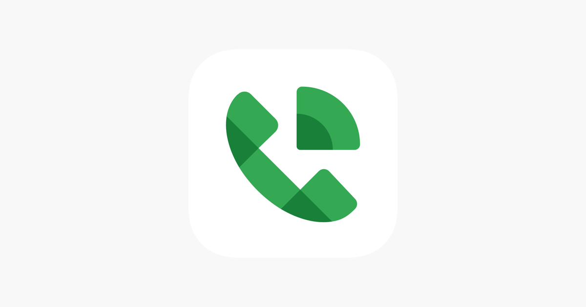 The Google Voice app icon, a green phone symbol against a white background.