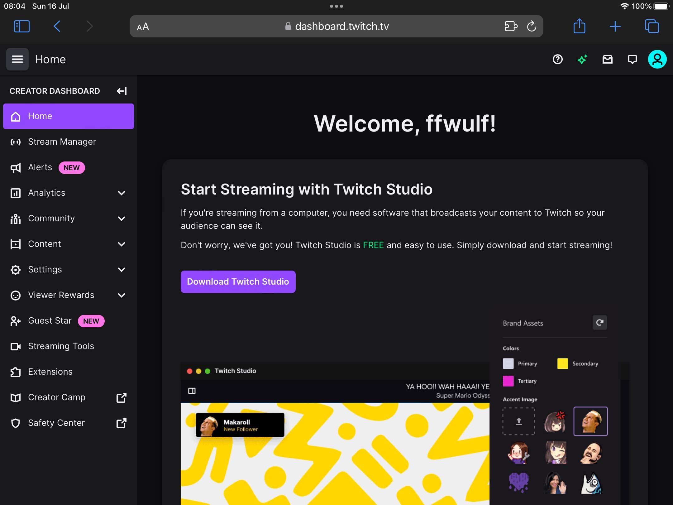 How to save streams on Twitch