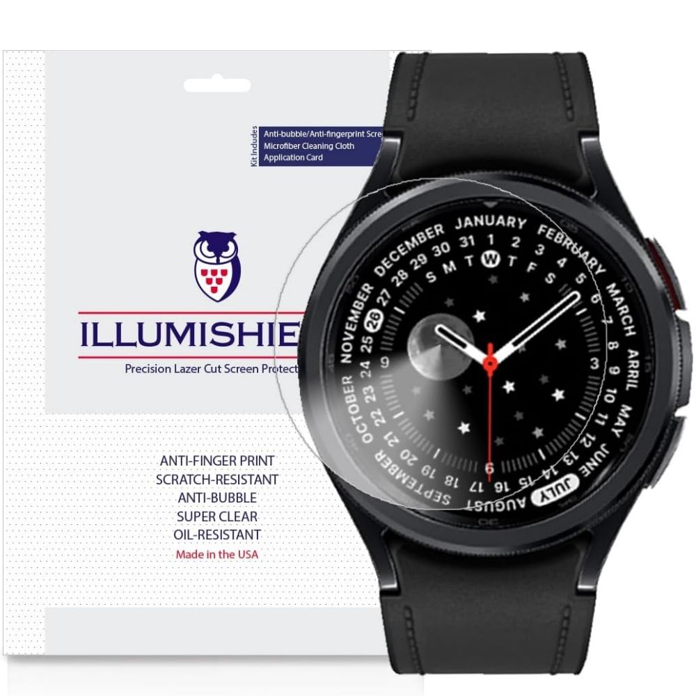 illumishield screen protector for 43mm galaxy watch 6 classic