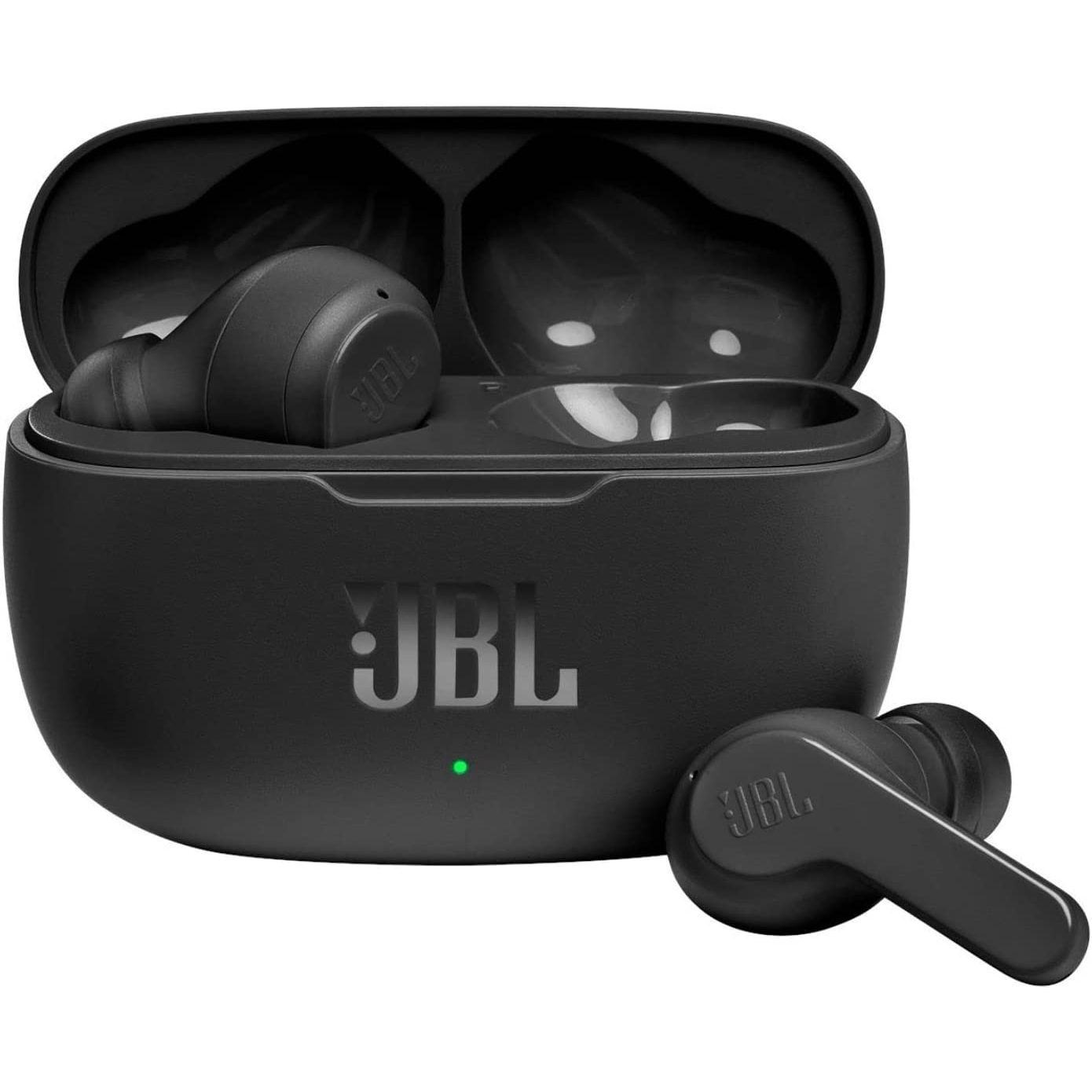 JBL Vibe 200TWS earbuds with charging case