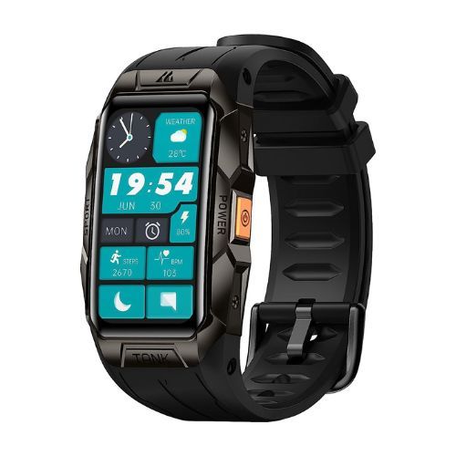 KOSPET Tank X1 smartwatch and fitness tracker with custom widgets