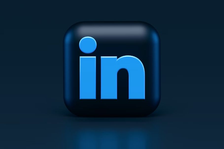 3D LinkedIn logo hero image