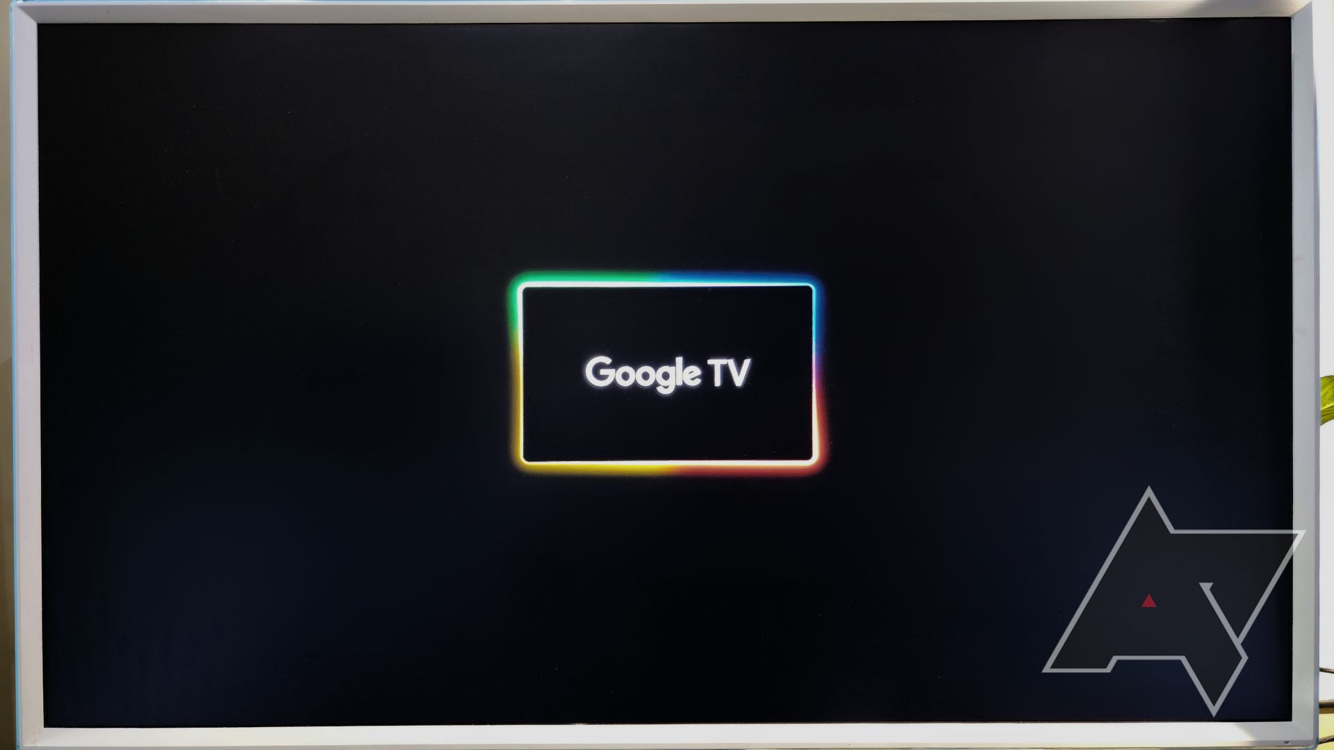 Onn Google TV 4K Streaming Box - Setup screen Google TV logo