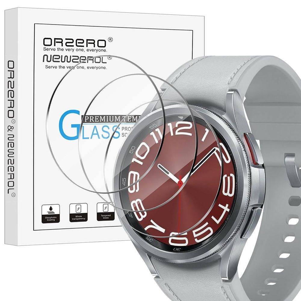 orzero screen protector for 47mm galaxy watch 6 classic