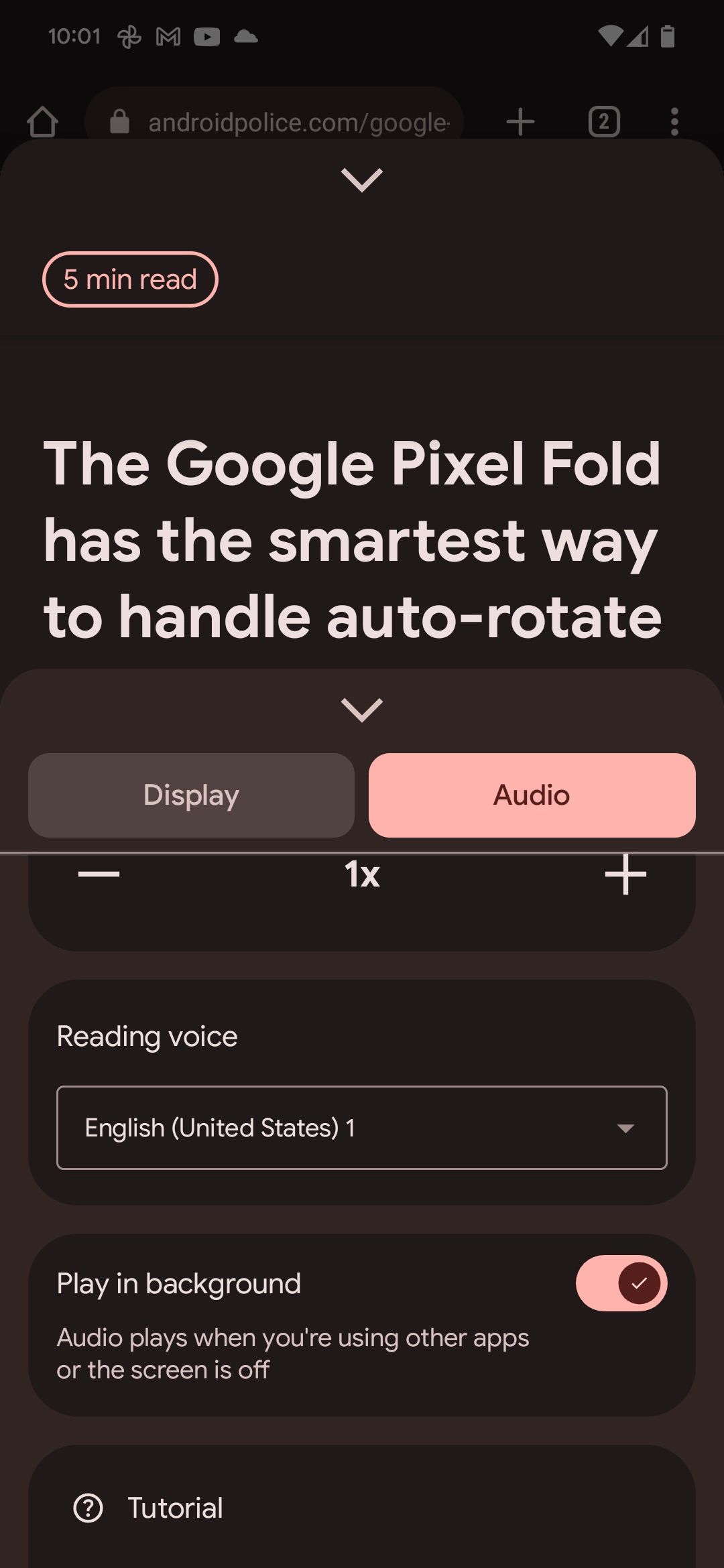 How to use Reading mode on Android