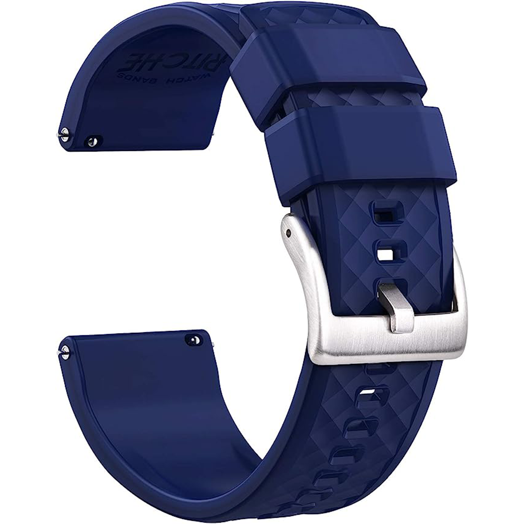 Ritche Quick Release Silicone Band, blue version