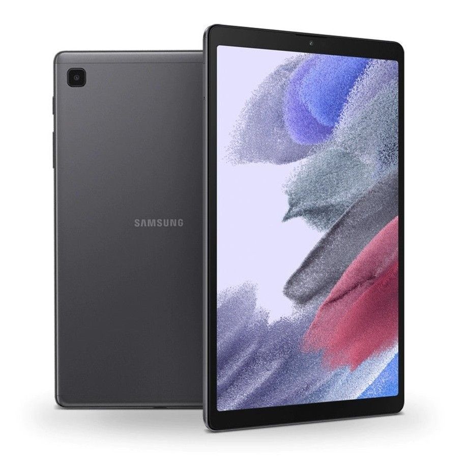 Samsung Galaxy Tab A7 Lite, front and rear view