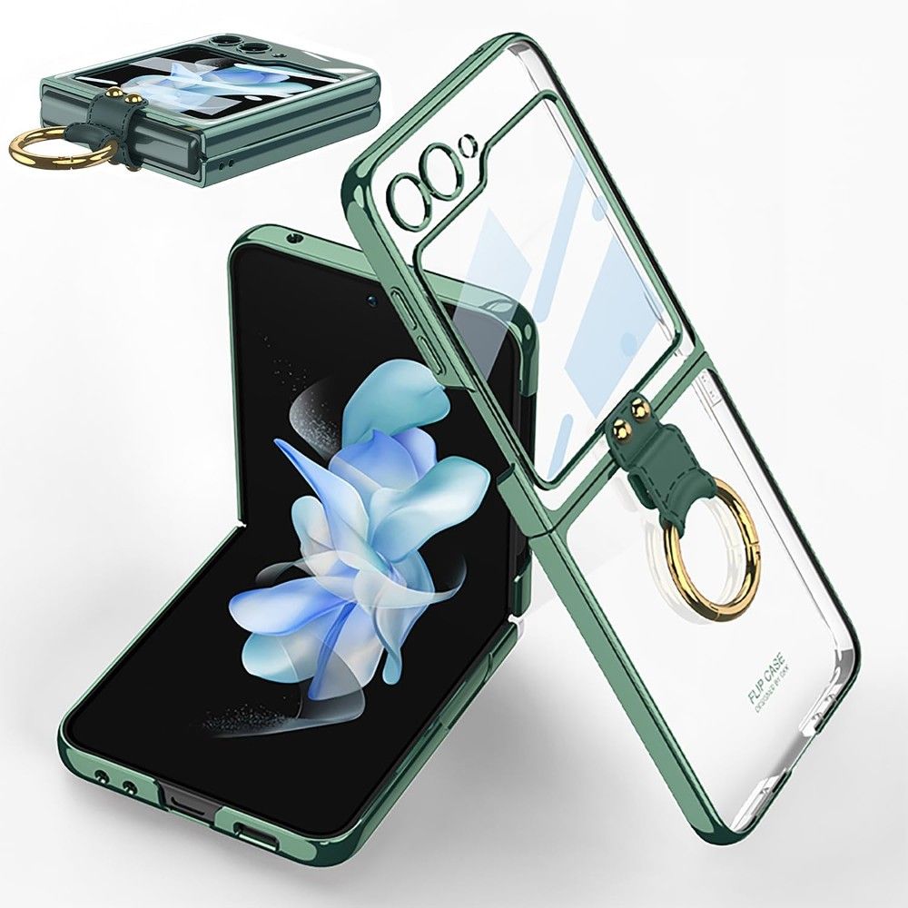 Shieid Electroplated Case with Ring for Galaxy Z Flip 5