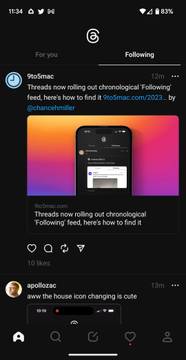 Look Out Twitter Threads Is Adding A Following Tab Look Out Twitter Threads Is Adding A Following Tab