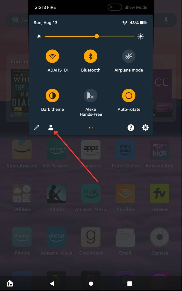 How to add a profile to your Amazon Fire tablet