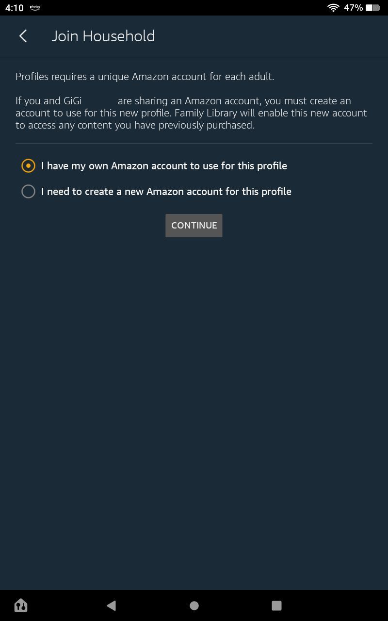 how to add a child profile on amazon fire tablet