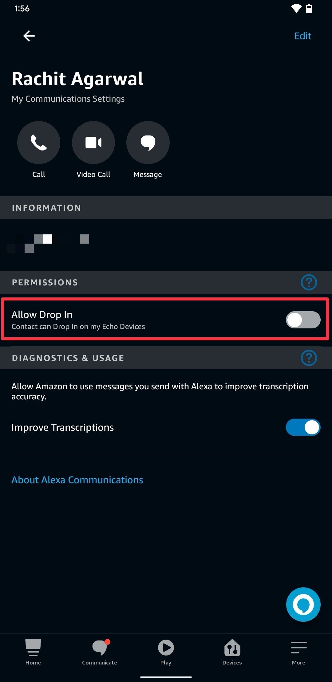 How to use Alexa Drop In across all Amazon Echo devices