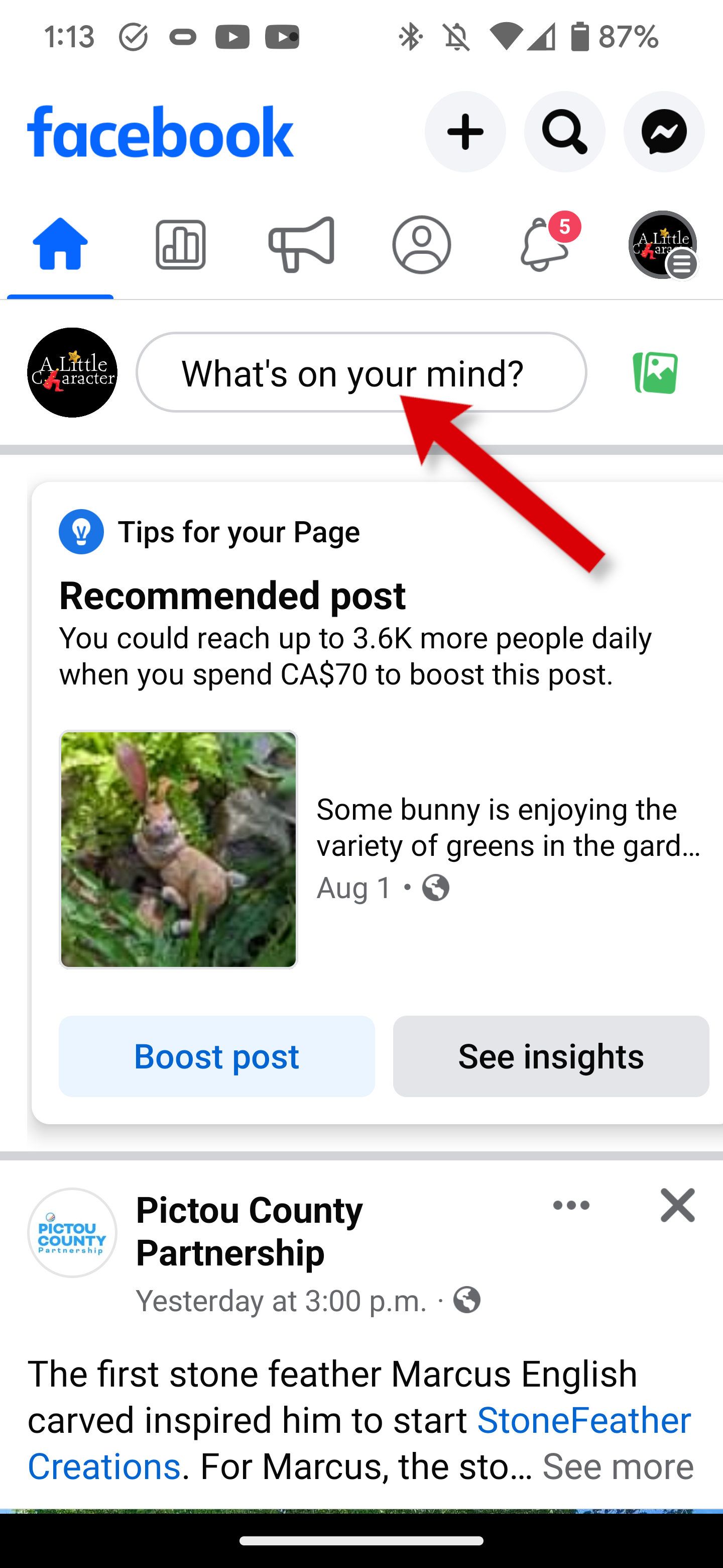 Facebook: How to schedule a post