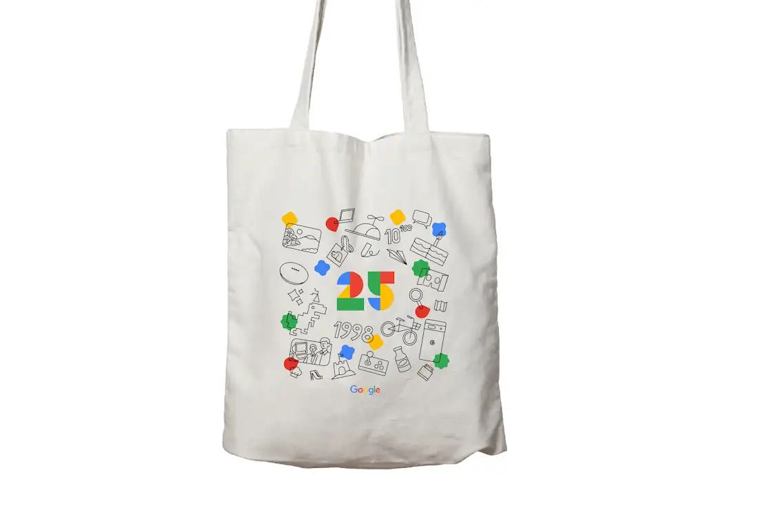 Google-25-anniversary-special-tote-bag
