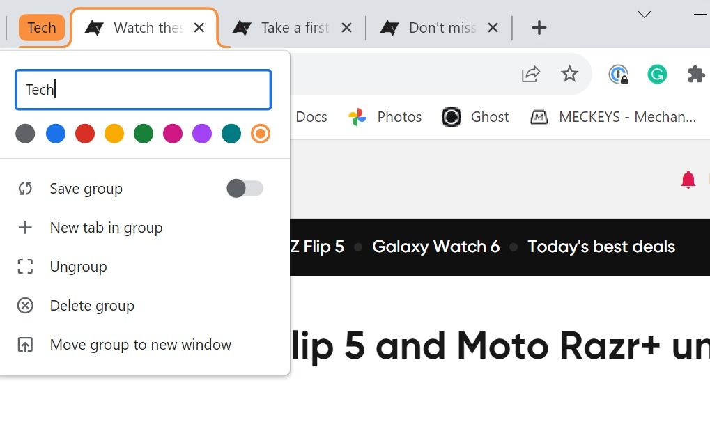 manage teams in Chrome