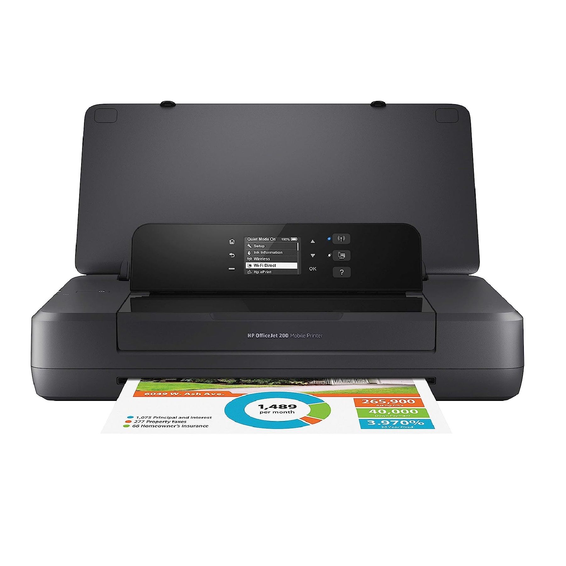 The HP OfficeJet 200 Portable Printer