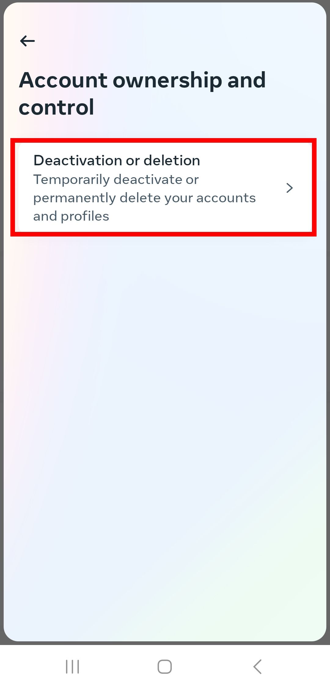 How to delete an Instagram account