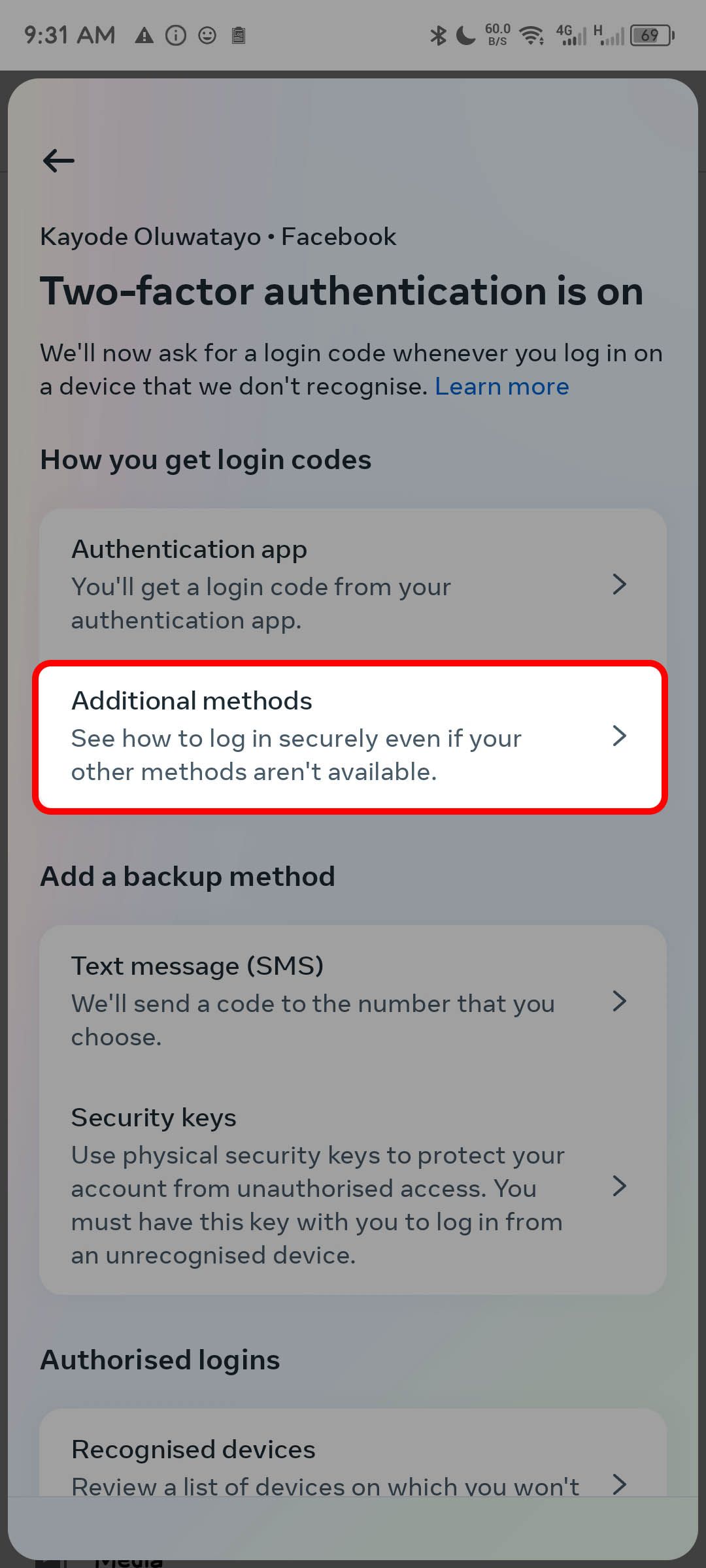 How to set up two-factor authentication on your Facebook account