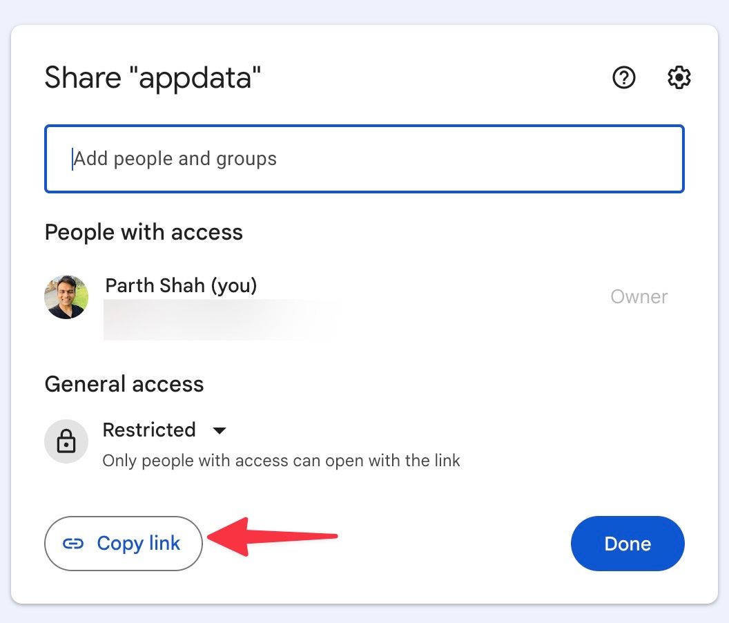 sharing permissions on Google Drive Mac