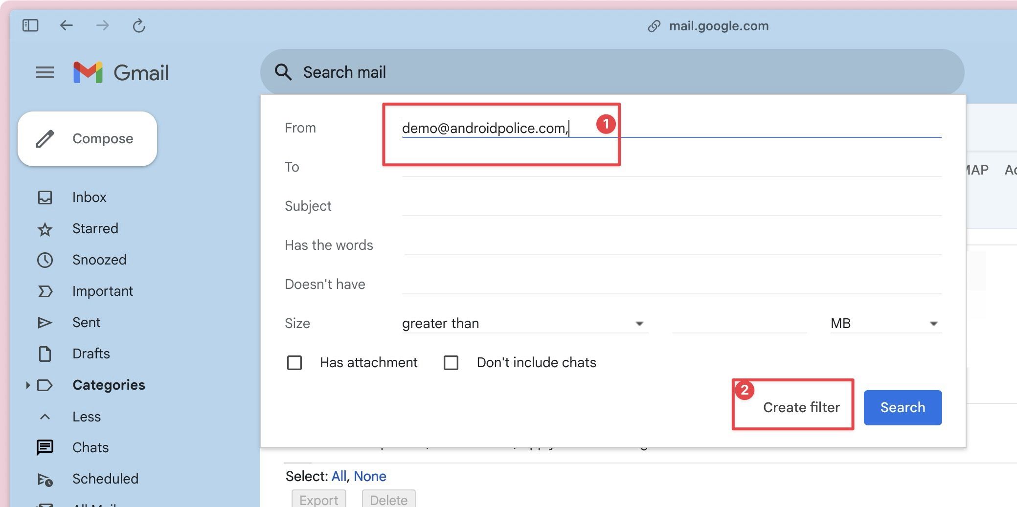 how to add email to safelist in gmail