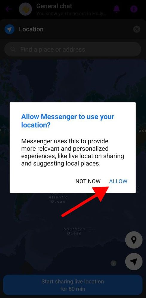 Messenger Space Gather admission to Demand