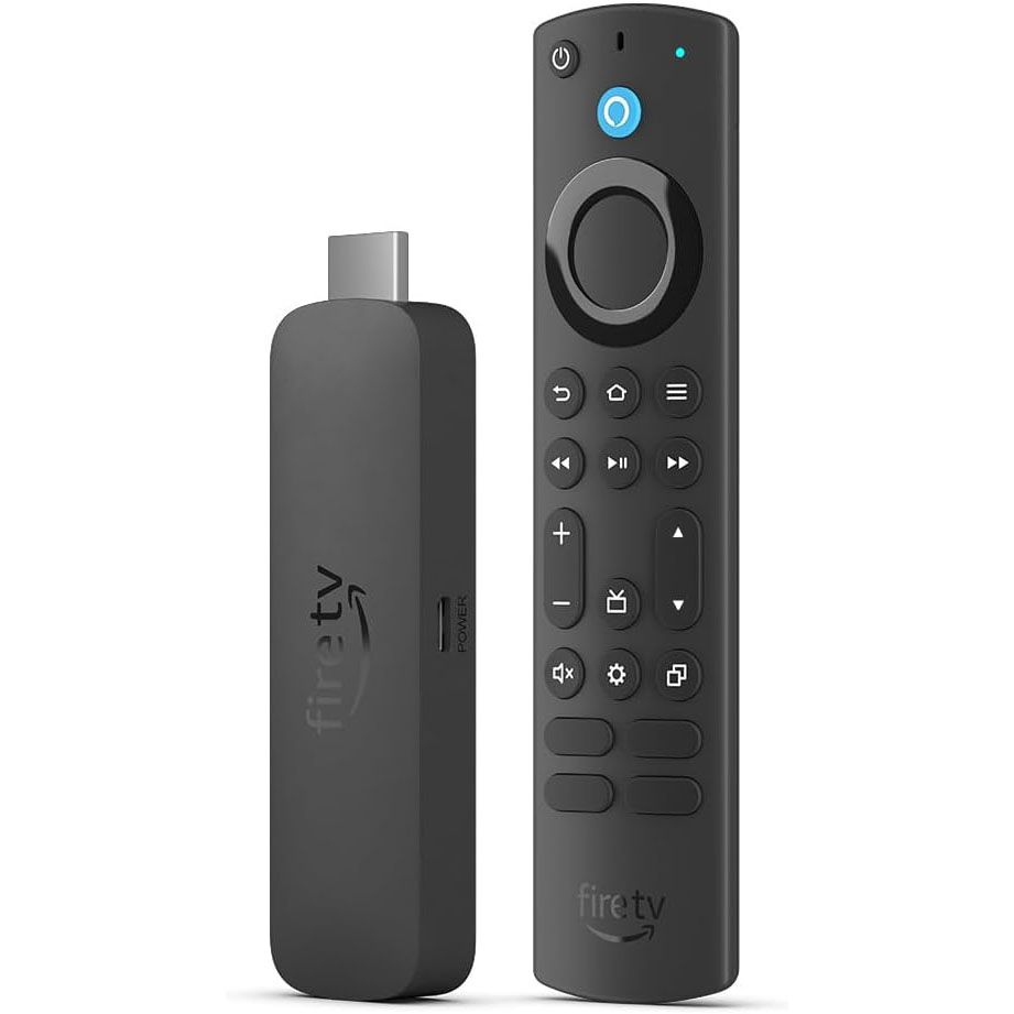 The Amazon Fire TV Stick 4K Max (2023) against a white background