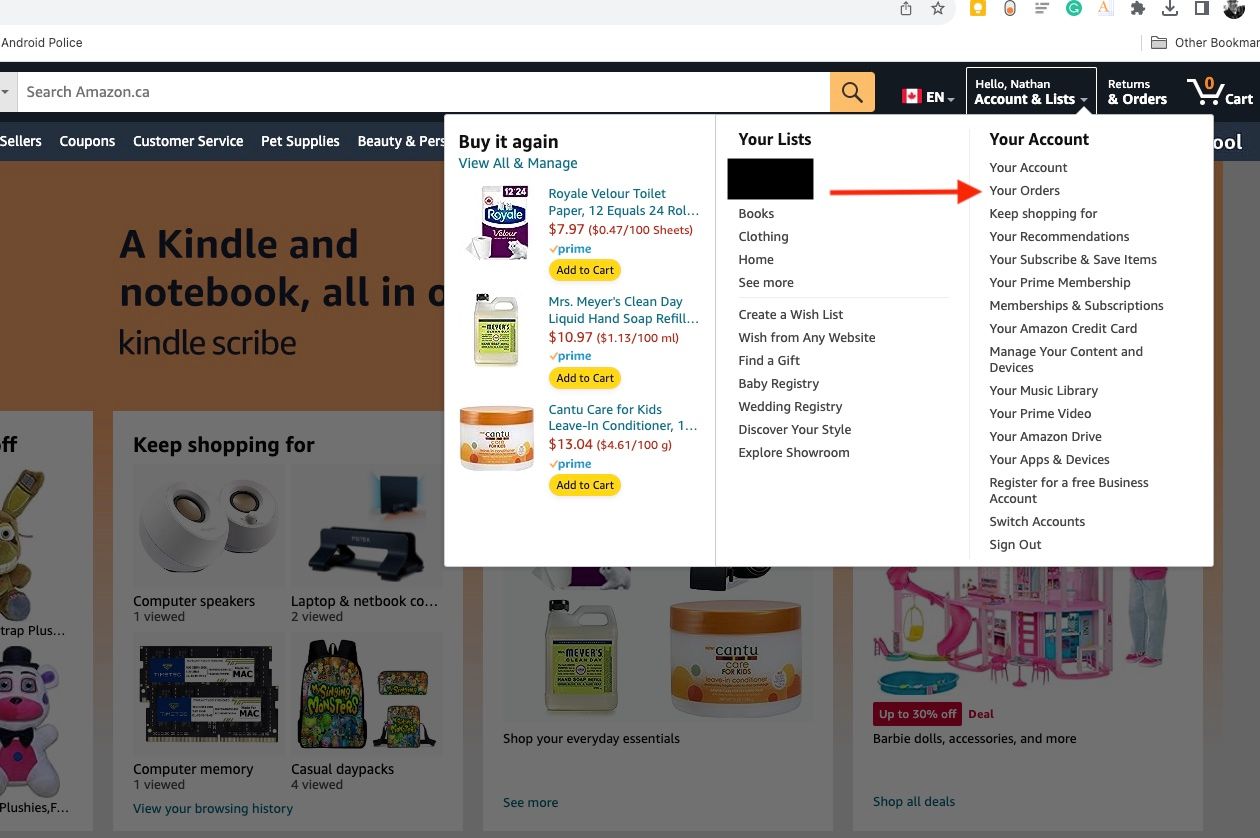 How to see how much money you've spent on Amazon
